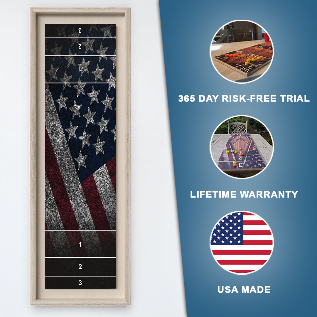 American Flag Shuffleboard
