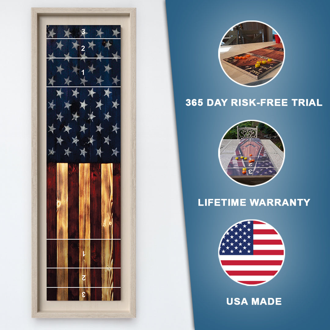 American Flag Shuffleboard