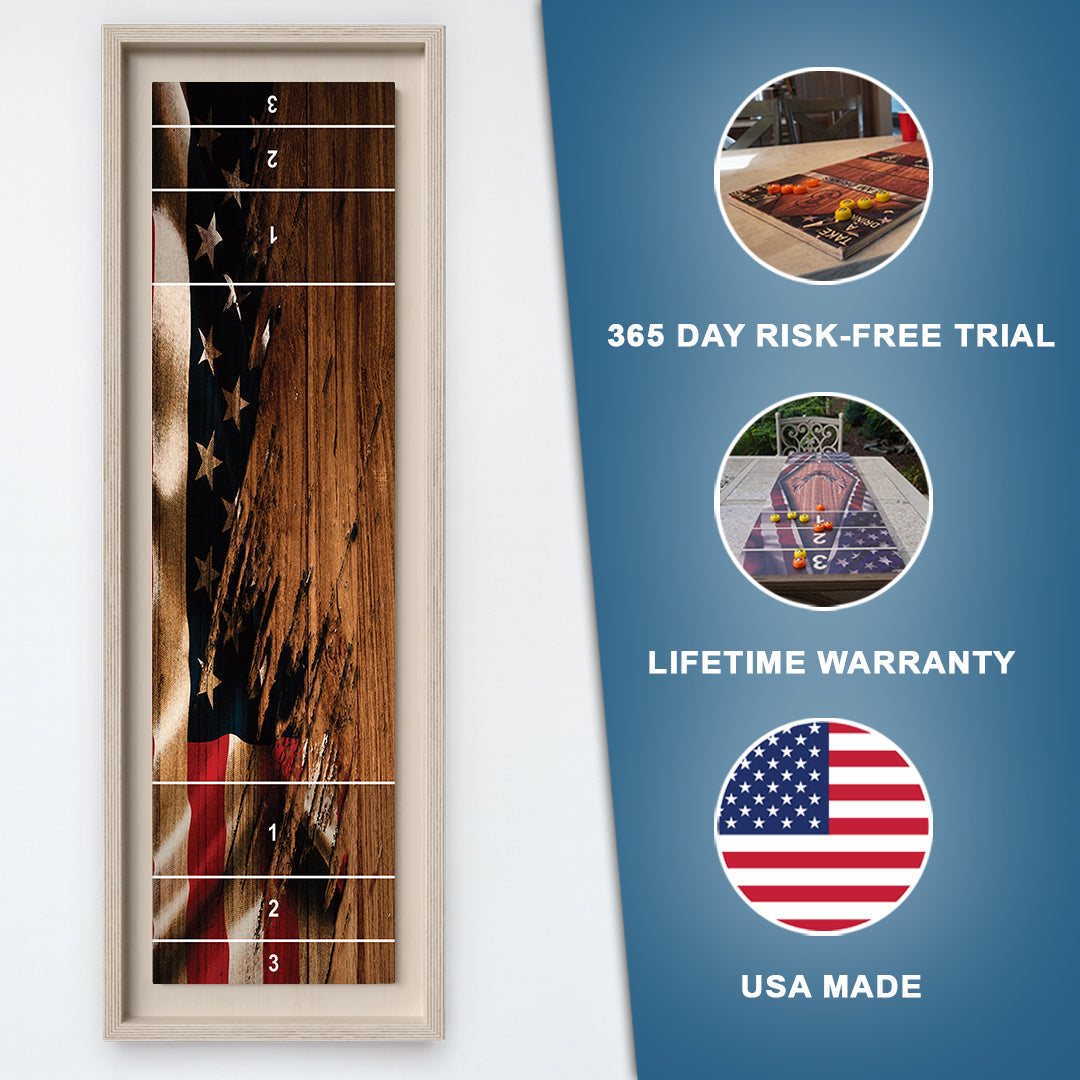 American Flag Shuffleboard