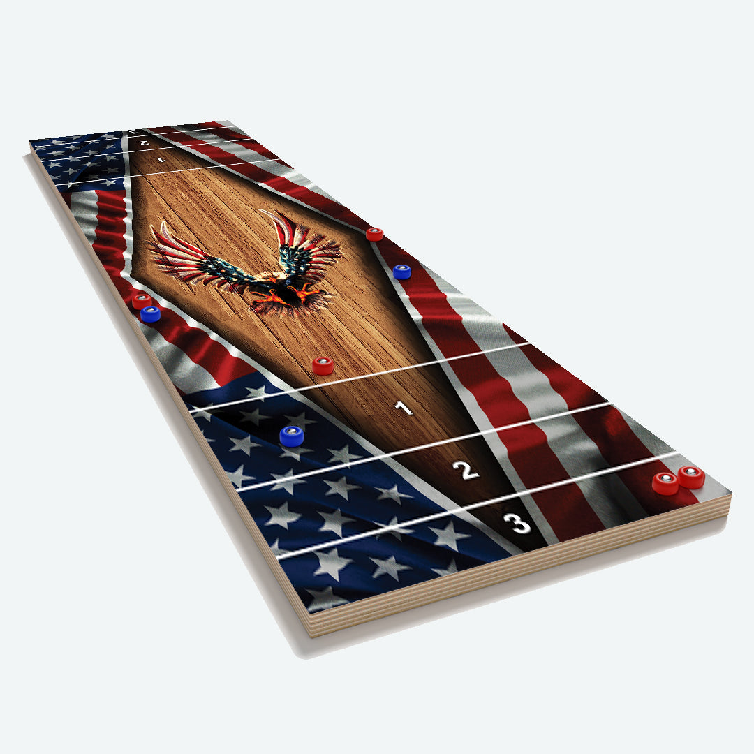Patriotic Eagle Shuffle Board