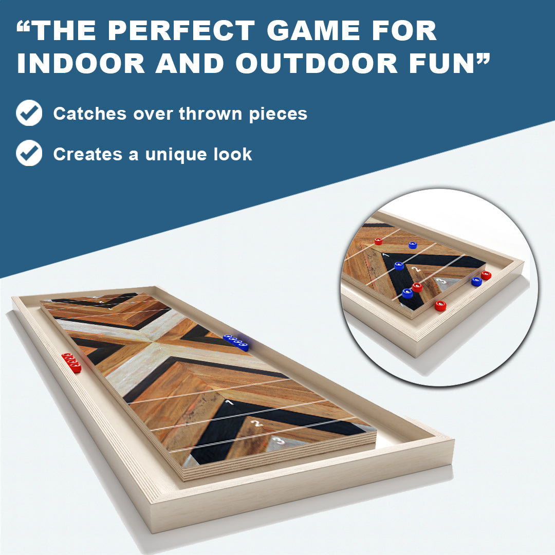 Wood Grain Shuffleboard