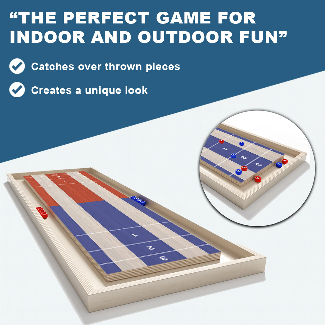Red And Blue Shuffleboard