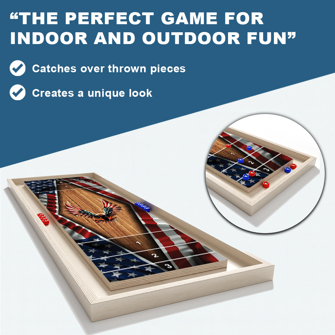 Patriotic Eagle Shuffle Board