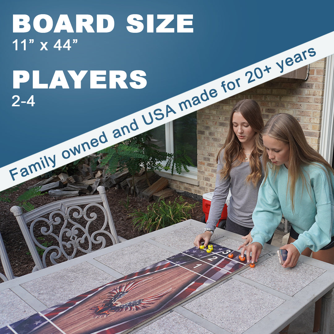 Patriotic Eagle Shuffle Board