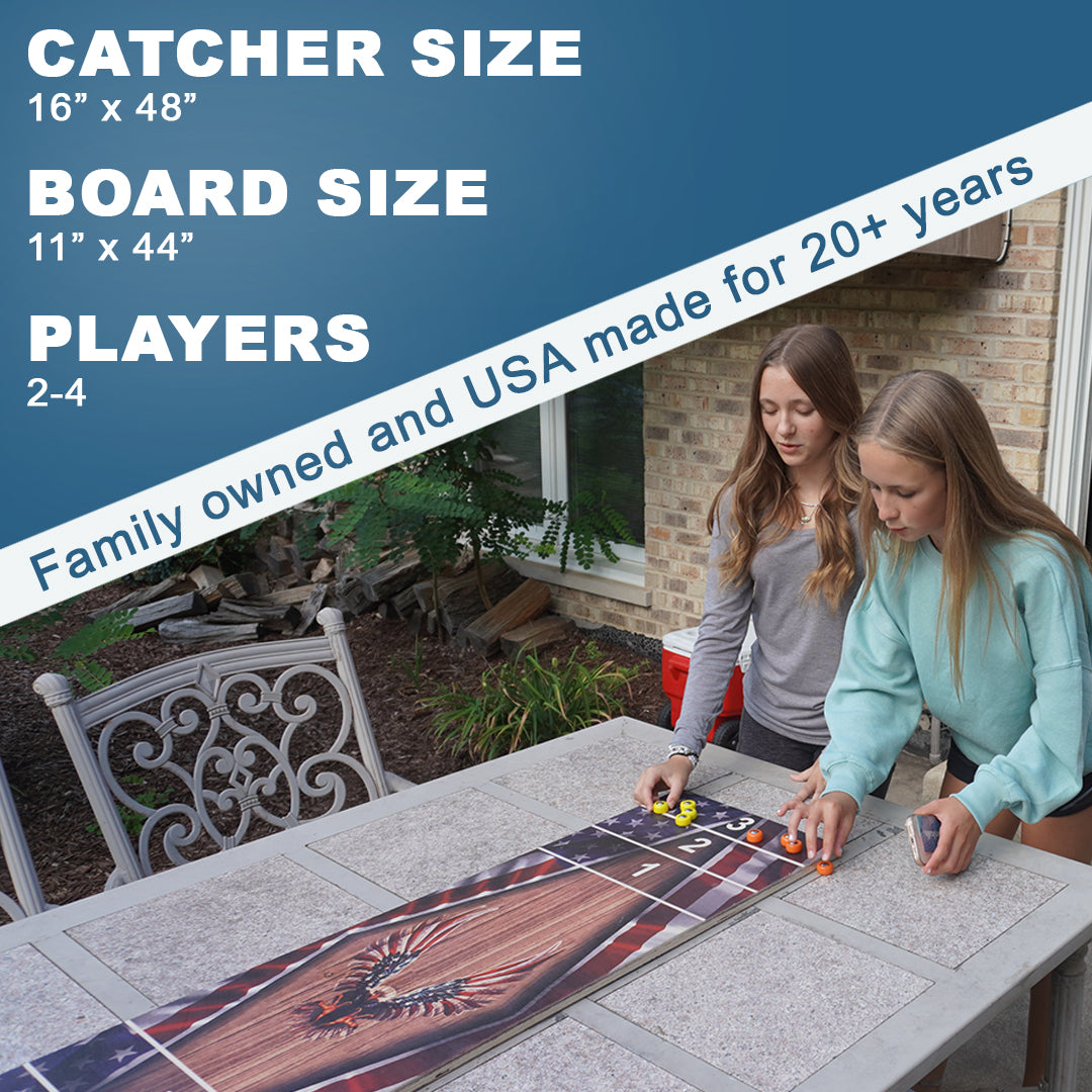Patriotic Eagle Shuffle Board