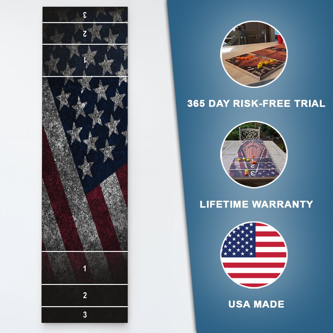 American Flag Shuffleboard