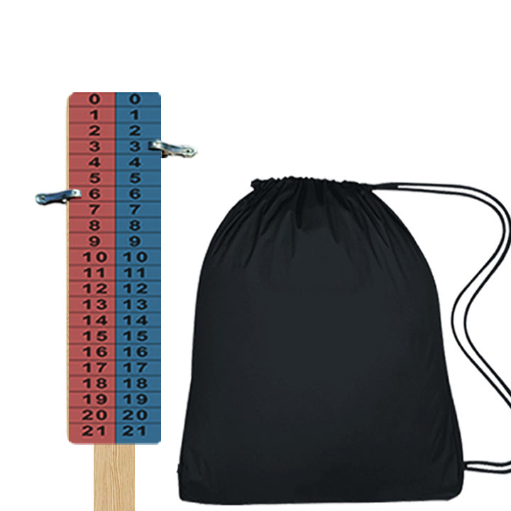 Premium drawstring bag & score tower