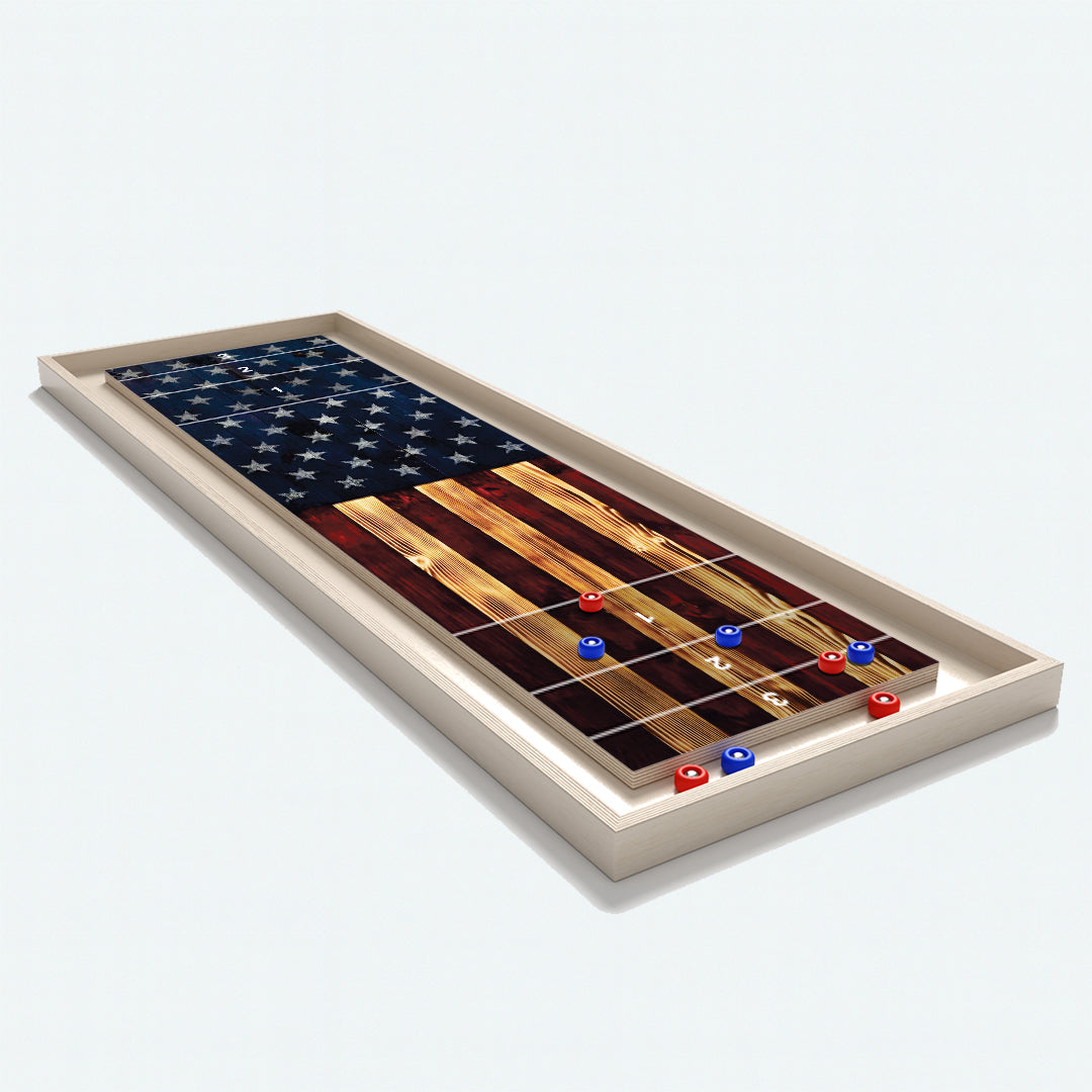 American Flag Shuffleboard