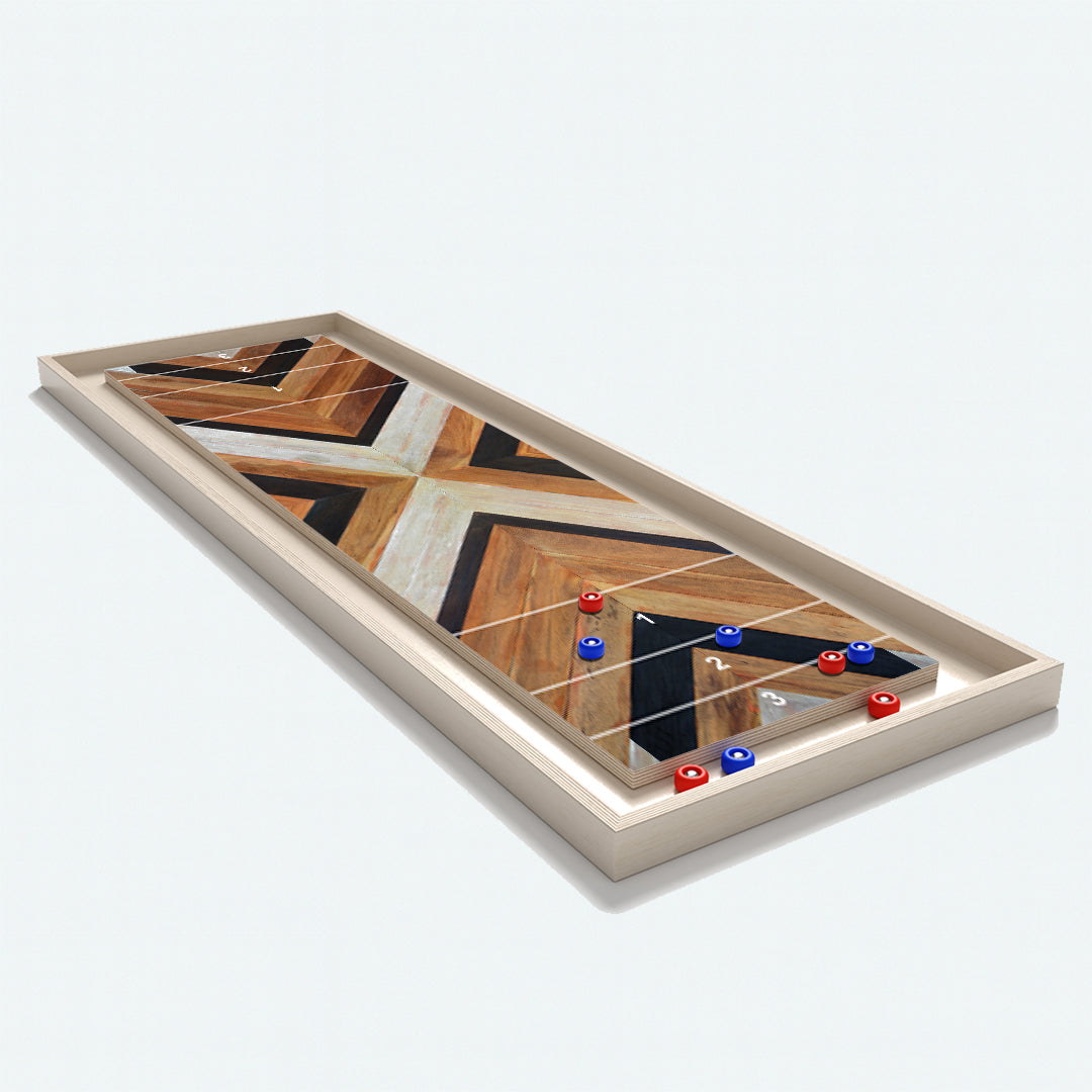 Wood Grain Shuffleboard