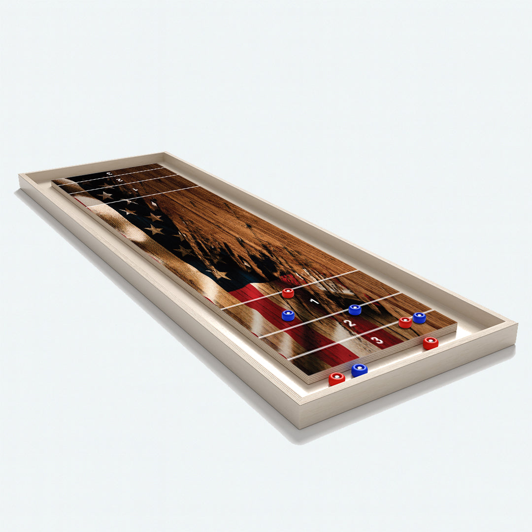 American Flag Shuffleboard
