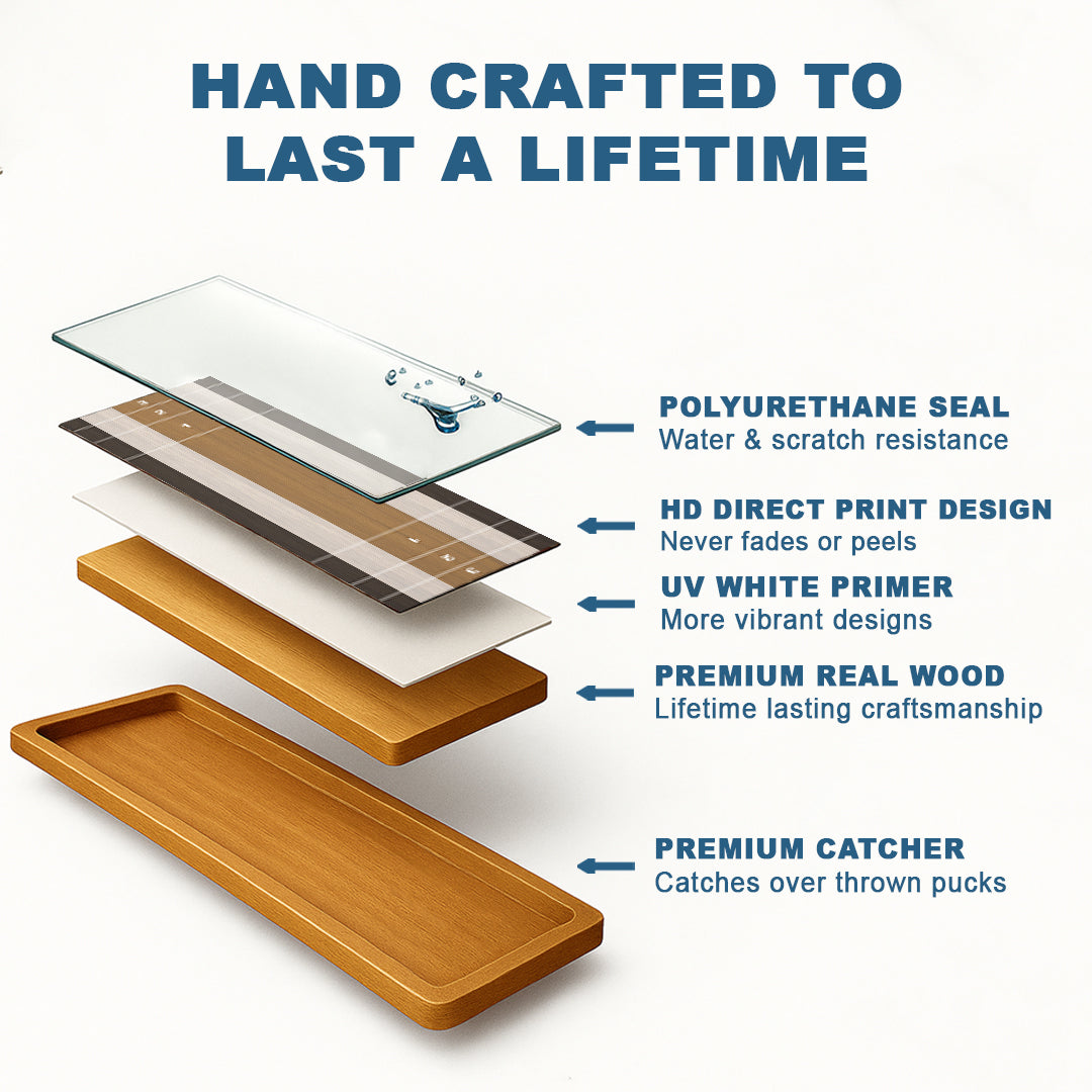 Classical Wood Shuffleboard