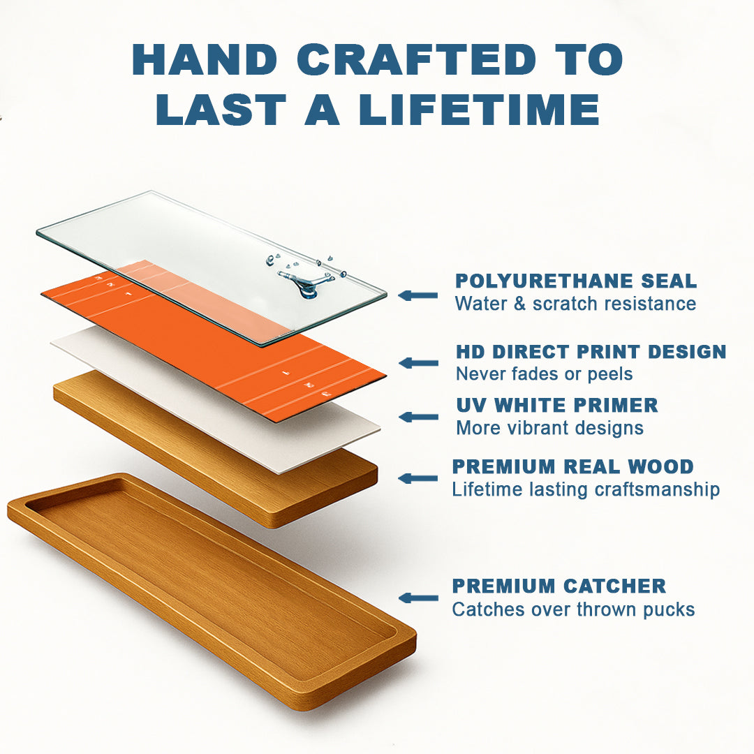 Orange Shuffleboard