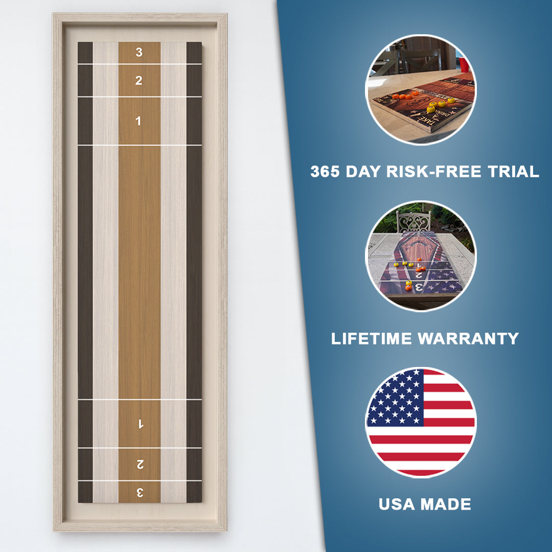 Classical Wood Shuffleboard