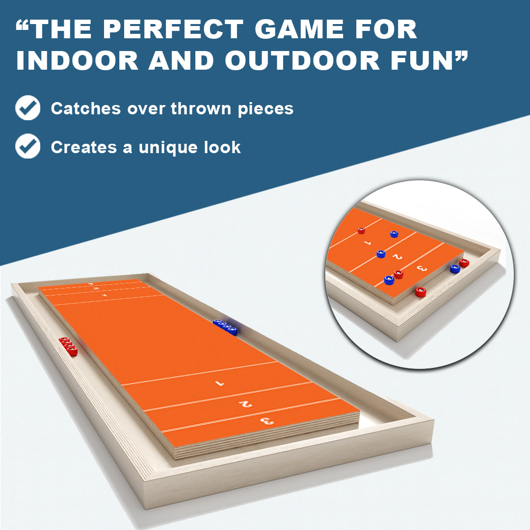 Orange Shuffleboard