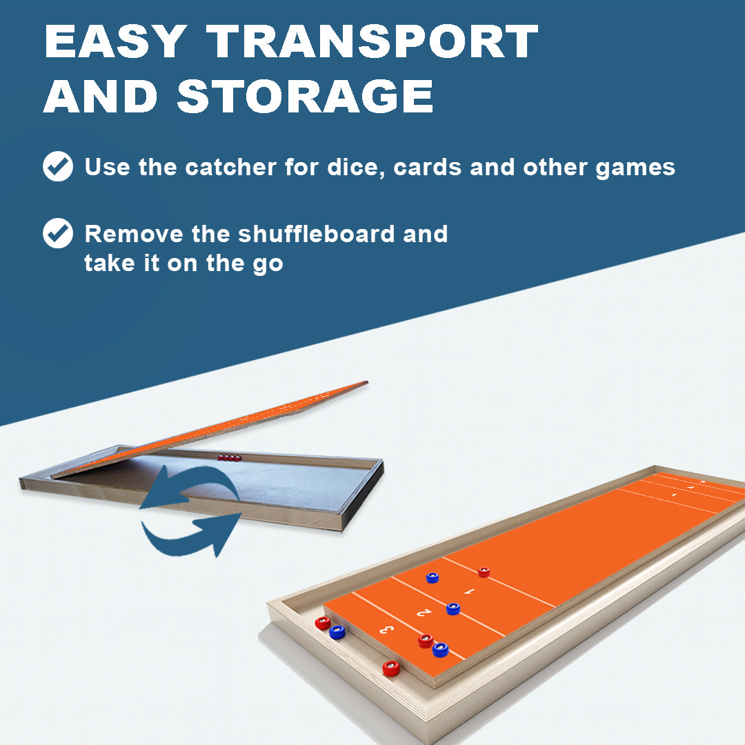 Orange Shuffleboard