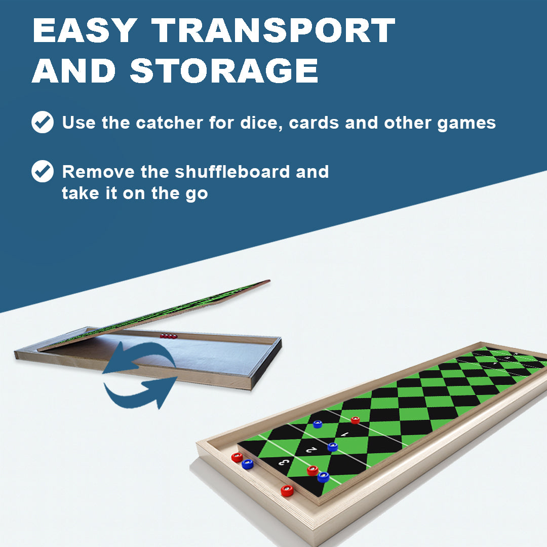 Green Diamond Shuffleboard