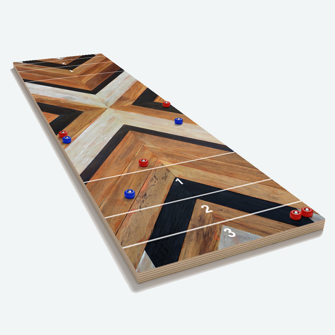Wood Grain Shuffleboard