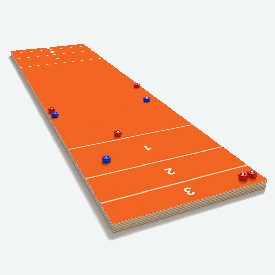 Orange Shuffleboard