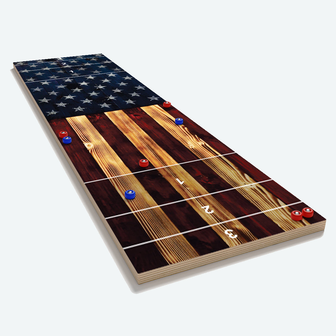 American Flag Shuffleboard